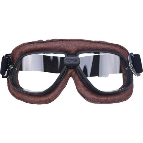 Cycling Glasses Motocross Goggles Sunglasses Anti-distortion Dust-proof Motorcycle Goggles Ski Skate Goggles Cafe Racer Glasses
