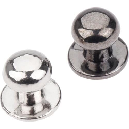 10pcs/lot Mini Knobs 10mm*11mm Small Handles Pull White Silver/Black Jewelry Gift Wooden Box Drawer Cabinet Hardware w/screws