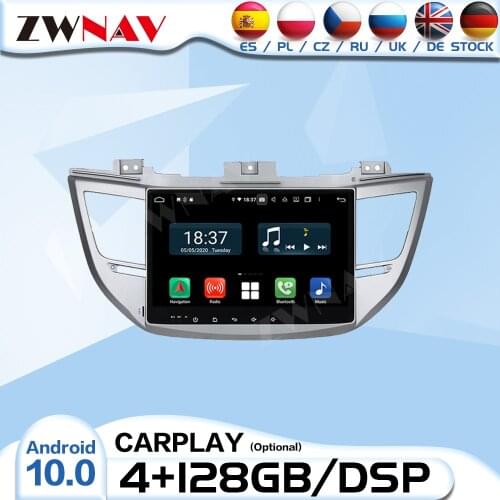 2 Din Android Radio Receiver For Hyundai Tucson IX35 2014 2015 2016 2017 2018 2019 Audio Stereo Video Player GPS Multimedia Unit