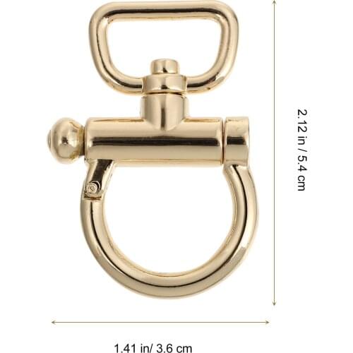 2pcs Bag Shoulder Strap Buckles Metal Ring Buckles DIY Connecting Buckles