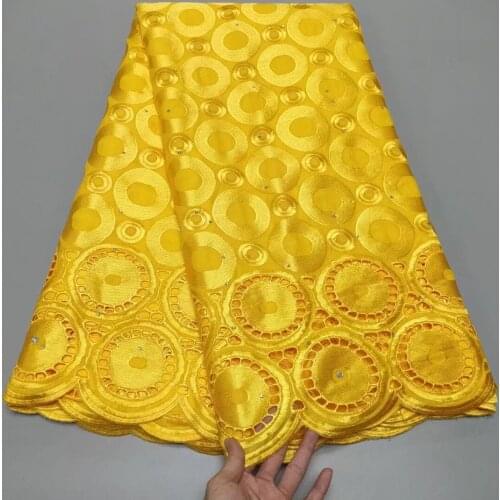 2021 High Quality African Lace Fabric Embroidery Swiss French Lace Fabrics Latest Swiss Voil Lace In Switzerland Dubai Fabric 5Y
