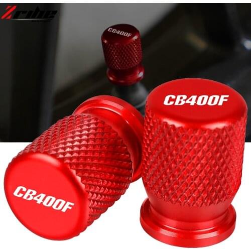 Motorcycle Aluminum Accessories Wheel Tire Valve Stem Caps CNC Airtight Covers For HONDA CB400F CB400SF CB 400 F/SF 1999-2015