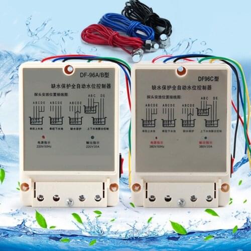 Liquid Level Detection Sensor Water Pump Controller 16A 20A 220v DF96A/B