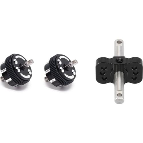 Differential Locker Spool Diff Lock Spool with 2 Pcs Differential Case Set for Traxxas Slash Rustler 2Wd Bandit TE125