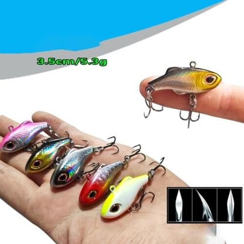 Long Shot Mini Metal Vib Blade Lure 3.5cm 5.3g Sinking Vibration Baits Artificial Vibe for Bass Pike Perch Fishing
