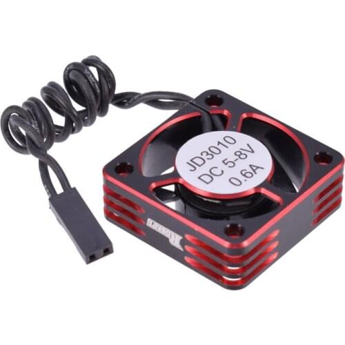 Good SURPASS HOBBY Metal Motor Cooling Fan 5V 28000RPM Heat Dissipation Cooling Fan for 540 Brushless Motor Small Size Red