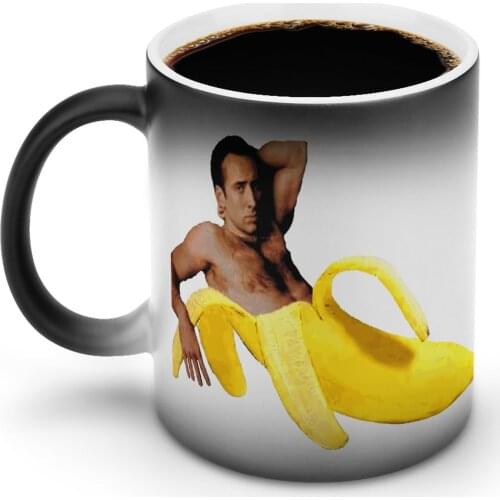 Nicolas Cage Mug Travel The Changes Color Mug Cheap Vintage Porcelain Cups