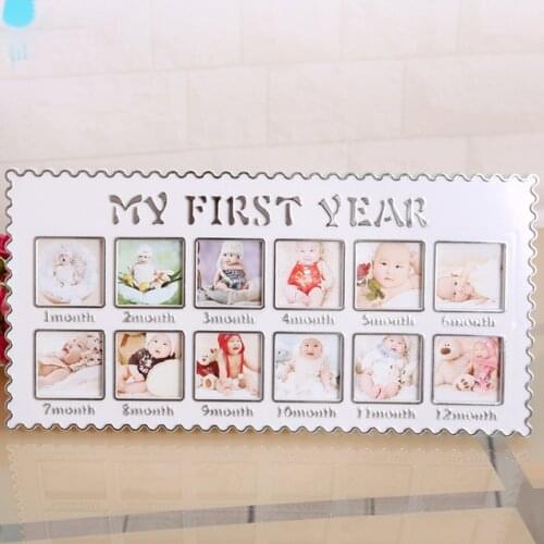 Kids First Year Picture Photo Frames Collage For Photo Memories Birthday Gift Todays Home Office Desktop Decoration Photo