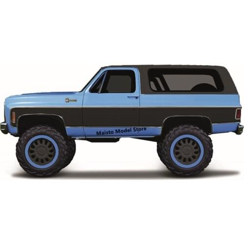 Maisto 1:64 DESIGN Off-Road Series 1979 Chevrolet K5 Blazer die-cast precision model car Model collection gift