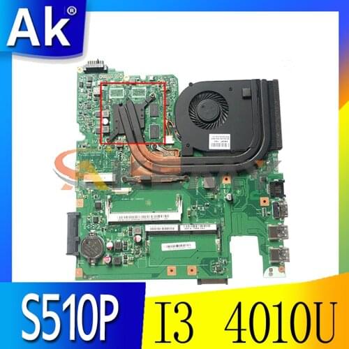 Akemy 12293-1 48.4L106.011 Motherboard For Lenovo S510P LS41P LS51P Notebook Motherboard CPU I3 4010U GT720M 2G DDR3 100% Test