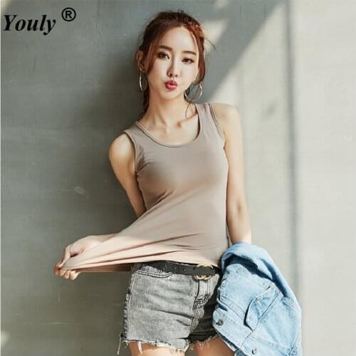 12 Colors Women Soft Thin Tank Top Modal Female Undershirt Solid Casual Vest Sleeveless Fitness Leisure Lady Bottoming Camisoles