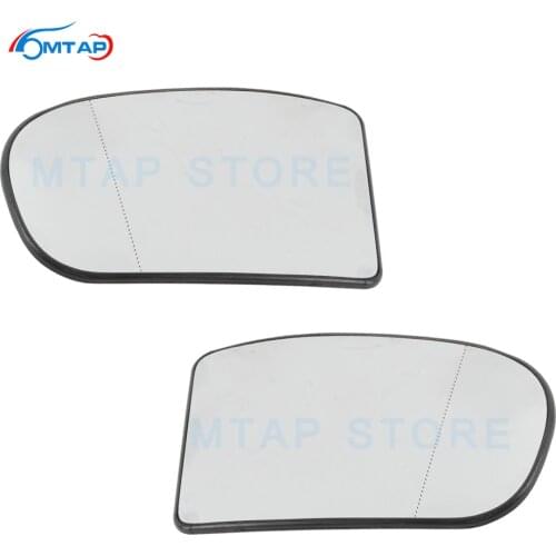 MTAP Outer Door Back Up Rearview Mirror Lens Heated Wide Angle For Mercedes For W203 W211 For C / E Class 2003 2004 2005 2006