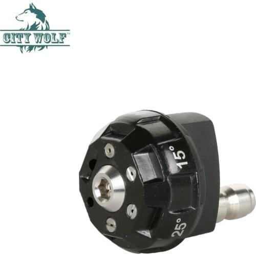 High pressure washer nozzle 6 in 1 multifunction 4000psi G1/4 quick connector nozzle city wolf car cleaning accessory