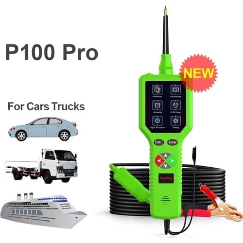 2021 New P100 Pro PK PS100 P200 Power Probe Tool Car Circuit Analyzer Automotive Electric System Tool Injector Tester
