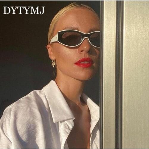 DYTYMJ Cat Eye Sunglasses Women 2021 Luxury Brand Designer Sunglasses for Women Vintage Cateye Sun Glasses Women Gafas De Sol