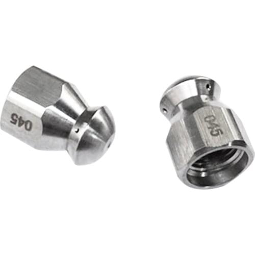 Pipe Jetter Pressure Washer Drain Sewer Cleaning Pipe Jetter Rotary Nozzle 5 Jet (1/4 InchF )