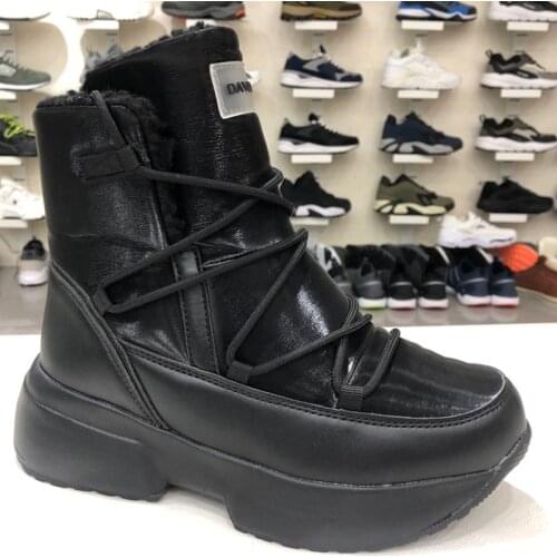 Women Snow Boots Female Plush Winter Boots Women Warm mid-calf Botas Mujer Winter Shoes Woman