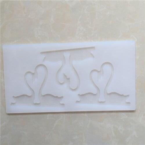 Swan Valentine Silicone Mould Cake Decorating Tools Chocolate Cake Border Silicone Mold Baking Accessories Fondant Molds