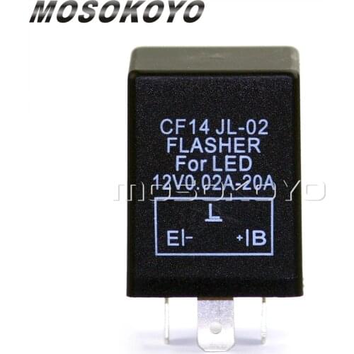 Motorcycle LED Flasher Blinker Relay Universal Car 3 Pin CF-14 JL-02 Turn Signal Hyper Flash Blinking Lamp Relay Switch