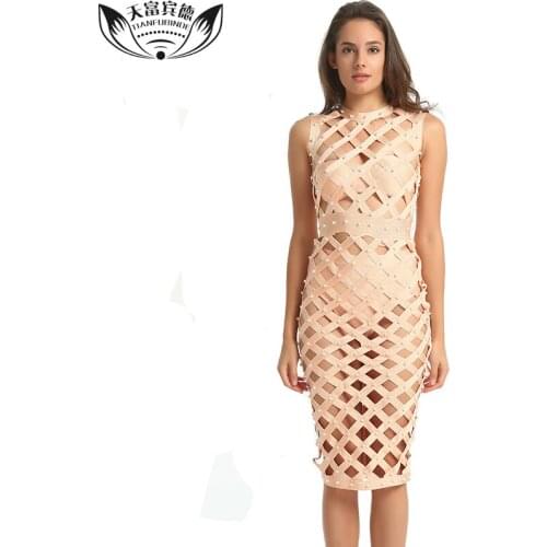 TIANFUBINDE Sleeveless Summer Dresses