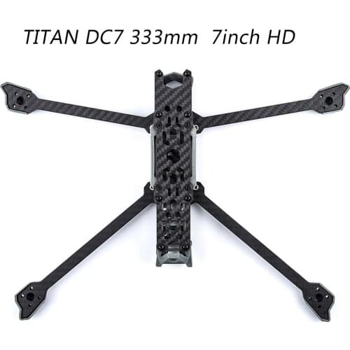 TITAN DC7 333mm 7inch/ DC5 V1.4 222mm 5inch HD Freestyle Frame with 5mm arm compatible with 7inch propeller for FPV drone part