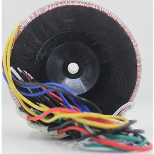500W Toroidal Transformer Pure Copper Wire Output Two Sets of Three Wires 36V + 36V 12V + 12V Dia138mm H72mm For A60 A60