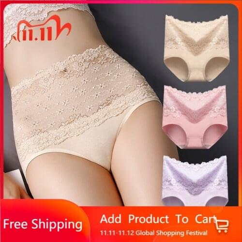 Cotton Panties Women Comfortable Underwears Sexy Mid-Rise Underpants Female Lingerie Big Size Ladies Briefs