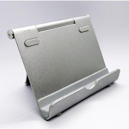 Universal Cell Phone Holder Aluminum Stand Desktop Stand Cell Phone Stand Tabletop Stand for all Mobile Phones and Tablets