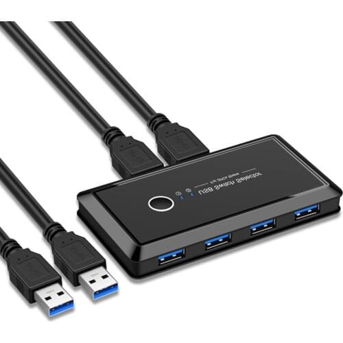 USB 3.0 Sharing Switcher 4 Port USB Switch Selector Fr PC Scanner Printer