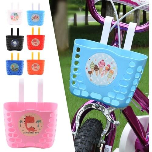 Bike Basket Front Handlebar Baskets Universal Children Bike Container Bricycle Scooter Handlebar Basket Storage Box