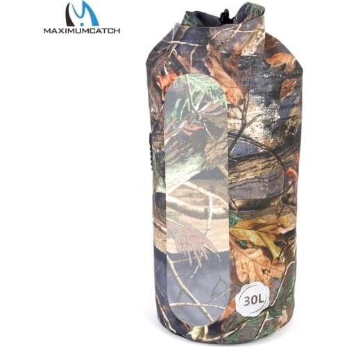 Maximumcatch Waterproof Dry Fishing Bag 30L PVC Material Camo Color Backpack Outdoor Hiking Camping Bag