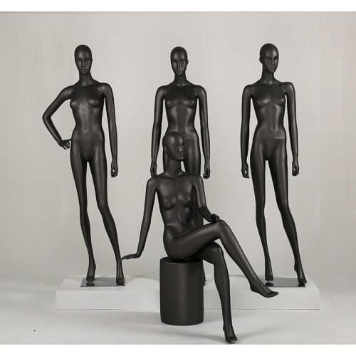 High Quality Matte Black Mannequin Matte Black Model Customized Manufacturer Direct Sell
