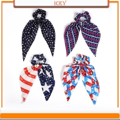 4pcs Ribbon Stitching Women Hair Accessories Turban Twist Cross Headwrap Girl Floral Elastic Knotted Headwear Lovely Hairband