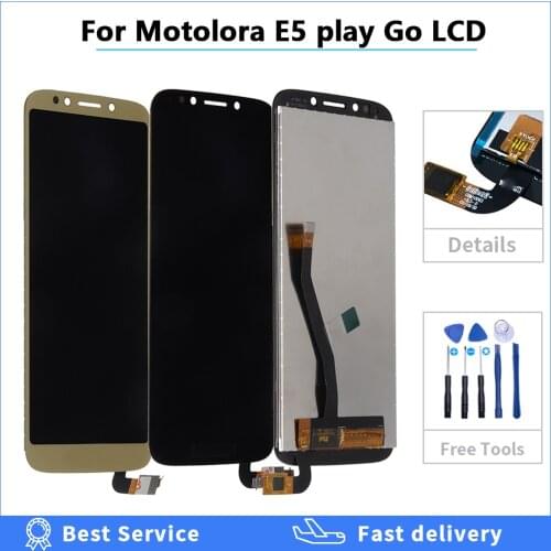 100% tested lcd display For Motorola Moto E5 play Go LCD Touch Screen Digitizer replacement Assembly display lcd FOR Moto XT1920