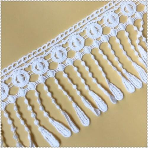 19yards 11cm Cotton embroidery Lace ribbon Handmade DIY material Garment needlework sewing accessories Clothing edge 217