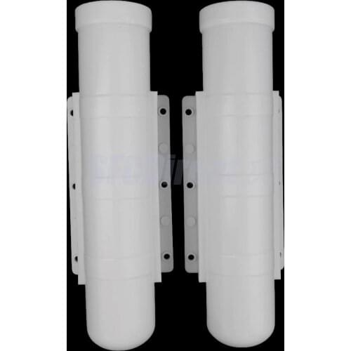 2Pcs Sea Kayak Yacht Flush Mount Fishing Rod Holder with Side Mount Brackets