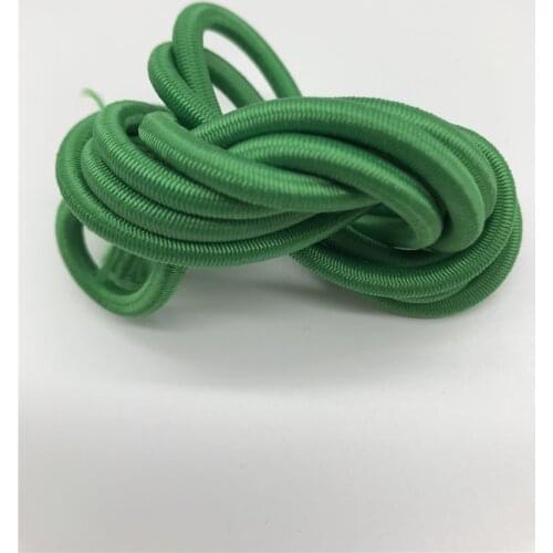 5m a lot 4mm green durable elastic rope wholesale best quality