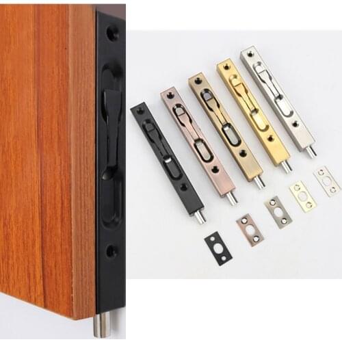 6inch Stainless Steel Hidden Door Bolt floor Dark Pin Box lock Latches Security Anti-Theft home Windproof door stopper hardware