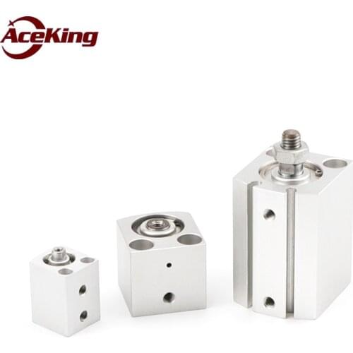 ADVC Double acting thin cylinder ADVC-12/16/20/25/32-5-10-15-20-25-50-A-R-A with magnetic ADVC12-5 ADVC16-5 ADVC20-10 ADVC25-10