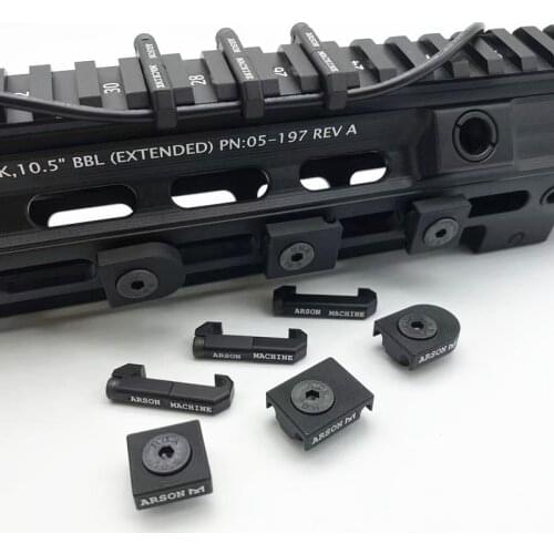 M-LOK Wire Guide System Cable Management Arson Machine Rail Cover 3PCS/Set Handguard CNC Aluminum