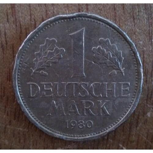 Germany 1 Mark Coins Eu Edition Europe 100% Real Original Used Coin Old Random Year