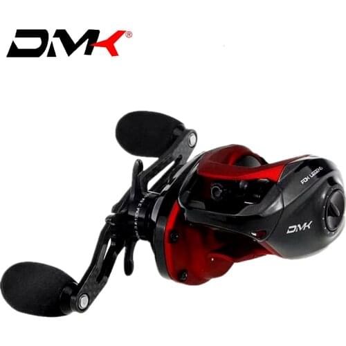 DMK Baitcasting Reel 10BB 7.2:1 Drag Power 8kg Lure Reel Magnetic Brake System Saltwater Freshwater Bait Casting Reel Molinete