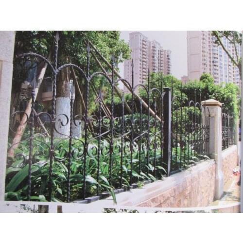 Hench 100% handmade forged custom designs wrought iron fence designs