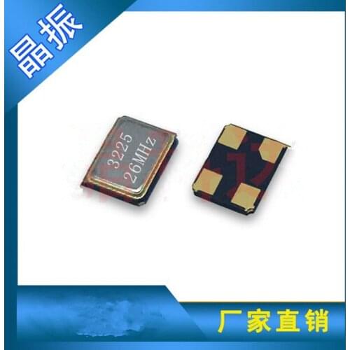 Quartz crystal 3225 passive 26M SMD 9PF 3.2*2.5mm New and original 20pcs/lot