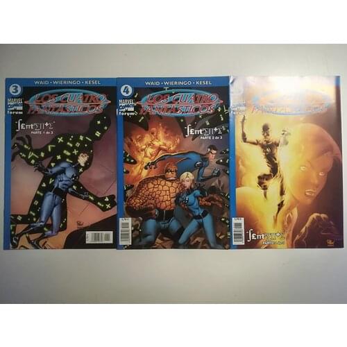MARVEL, LOS 4 FANTASTICOS N ° 3 al 5 VOL V, ARCO ARGUMENTAL COMPLETO, ED. FORUM, year 2003, author MARK WAID, Spanish comic, TEBEO