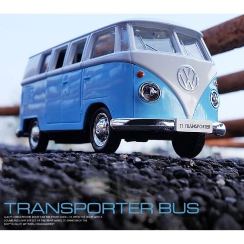 1:36 VW T1 BUS Alloy Car Model Diecasts & Toy Vehicles Model Car High Simulation Toys For Children
