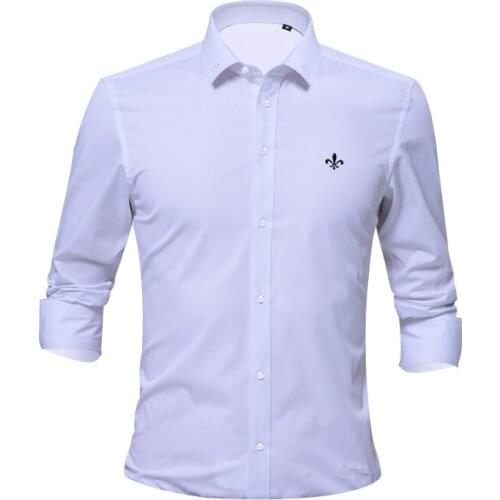 Roupa Camisa Social Masculina Blusa De Hombre Manga Longa 2021 Atacado Cardigan Dudalinas Male Shirt Men Multimarcas Preta