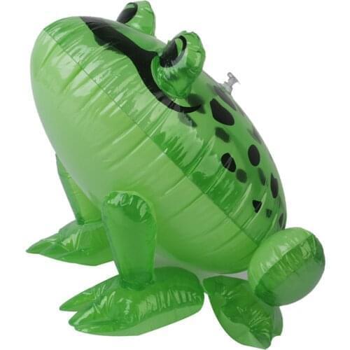 Inflatable Green Frog Toad Jungle Animal Toy Kids Party Bag Fillers