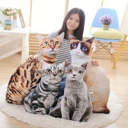 New Hot Photo customization DIY cushions Creative gift dogs pillow Plush Toys Dolls Stuffed Animal cushion Sofa Car Decorative