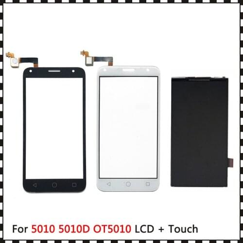 New High Quality 5.0'' For Alcatel One Touch 5010 5010D OT5010 Lcd Display With Touch Screen Digitizer Sensor